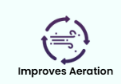 Improves Aeration