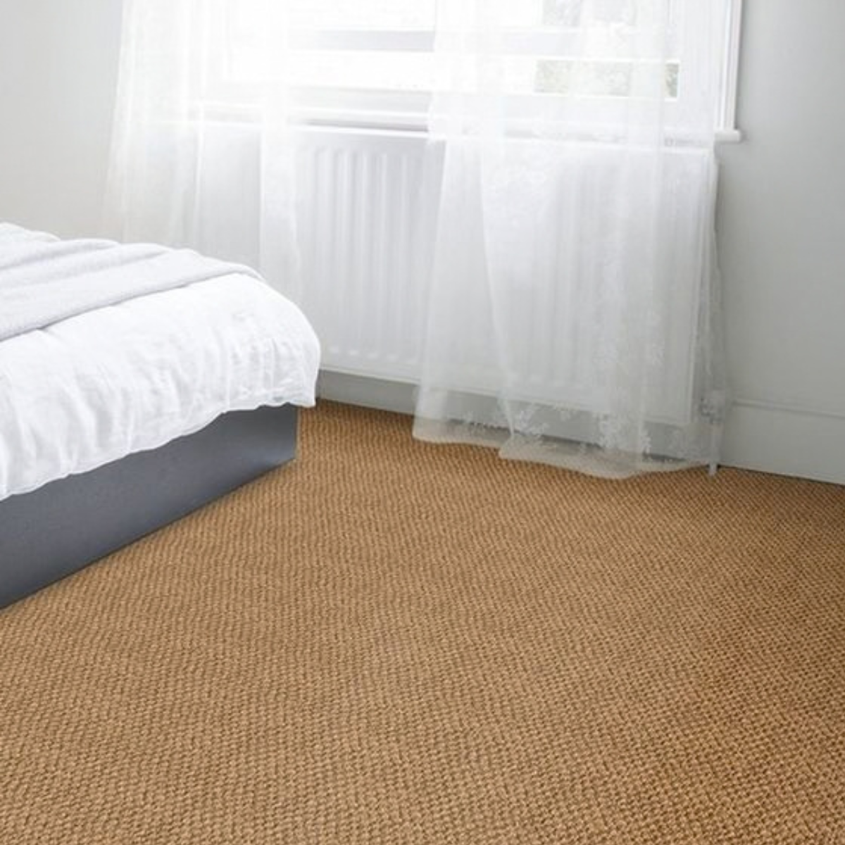 Coir carpet used as floor covering in a function hall